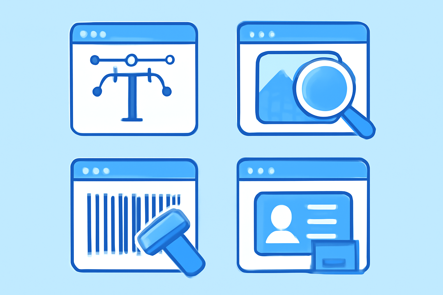 Desktop Software Tools for Design, Typography, and Development